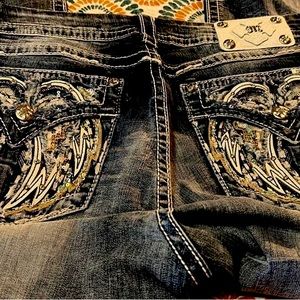 NWOT MISS ME SIZE 34 EASY CROP JEANS